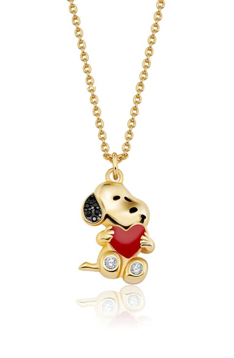 x Peanuts® Snoopy's Love Pendant Necklace
