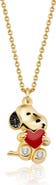 Crislu x Peanuts® Snoopy's Love Pendant Necklace