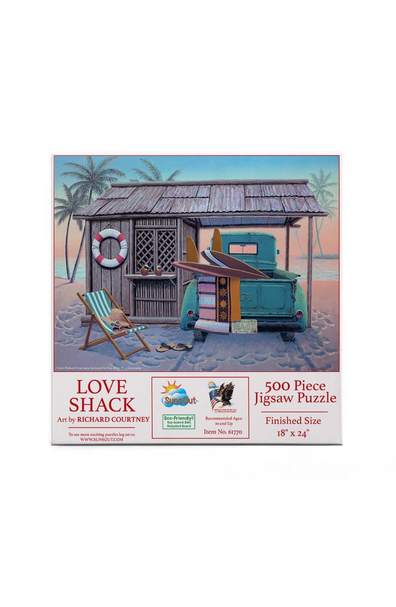 Sunsout Love Shack 500 piece Jigsaw Puzzle for Adults, Alternate, color, Multicolor