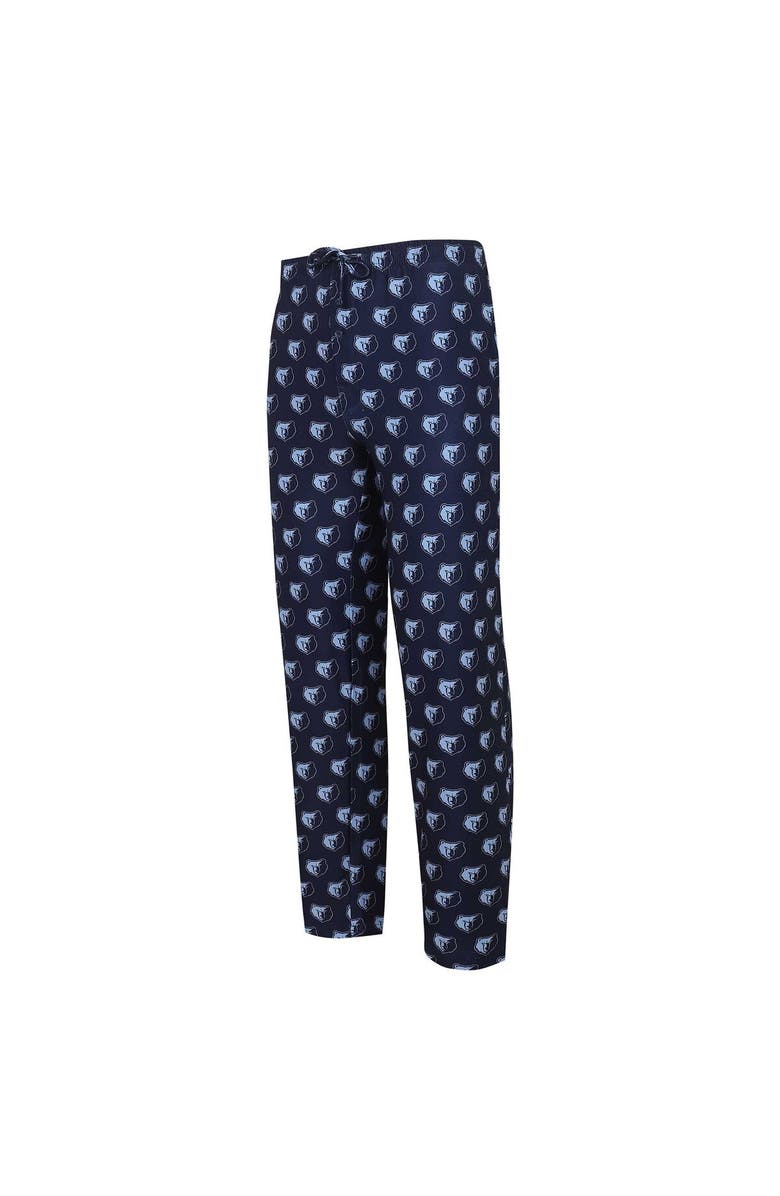 CONCEPTS SPORT Men's Concepts Sport Navy Memphis Grizzlies Gauge Allover Print Pants, Alternate, color, Navy