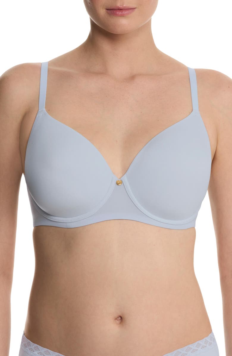 Natori Cloud Comfort Back Smoothing T-Shirt Bra, Main, color, Frosted Sky