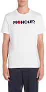 Moncler Flocked Logo Cotton T-Shirt