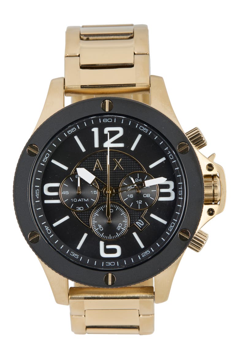 Men's Chronograph Bracelet Watch, 48mm, Main, color, NO COLOR
