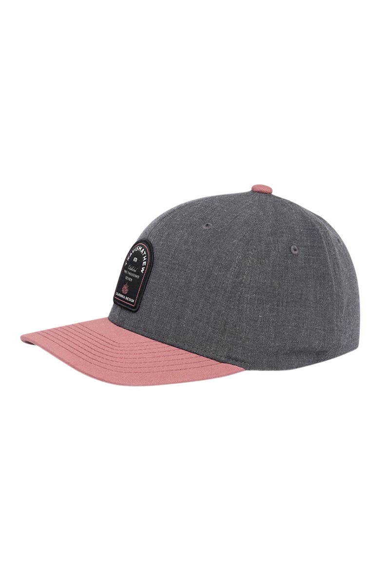 Upsell Baseball Cap, Alternate, color, HEATHER GREY PINSTRIPE