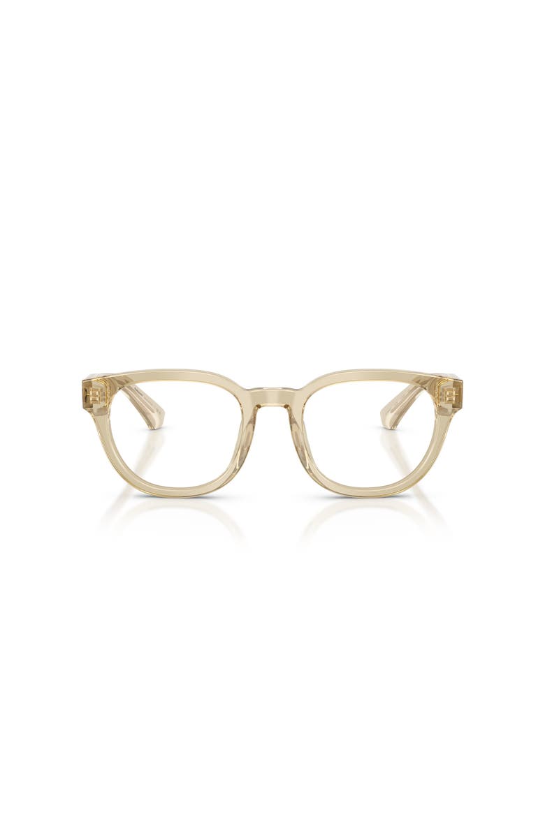 Burberry 49mm Round optical glasses, Alternate, color, Beige