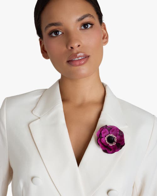 Helena Simon The Magenta Anemone In Purple