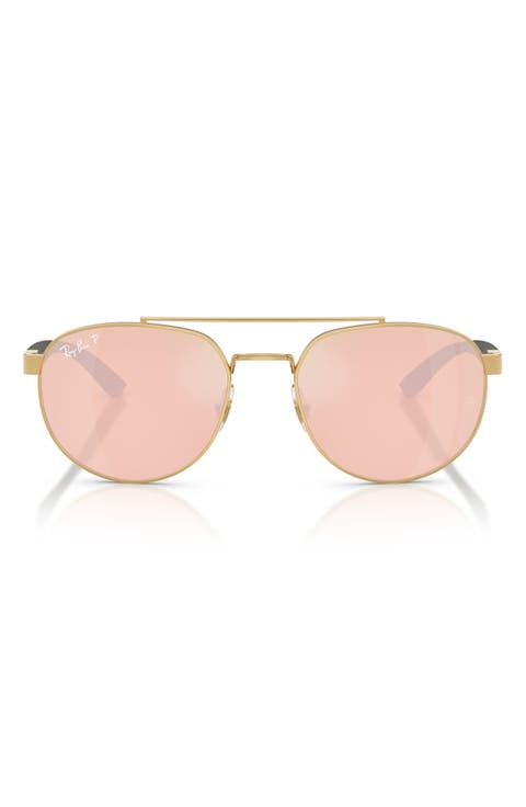 56mm Polarized Irregular Sunglasses