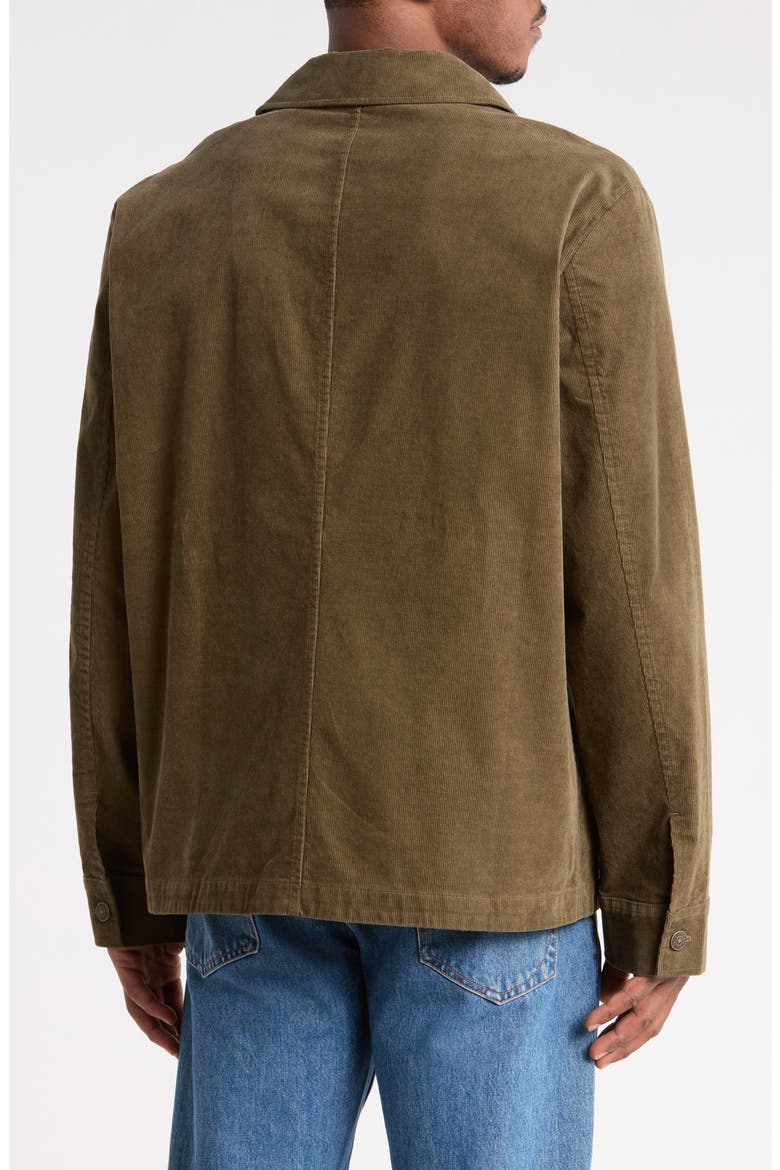 Corduroy Chore Jacket, Alternate, color, TARMAC