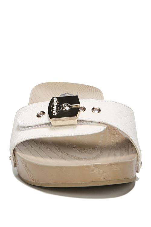 DR. SCHOLL'S DR. SCHOLL'S CLASSIC SNAKE EMBOSSED SANDAL