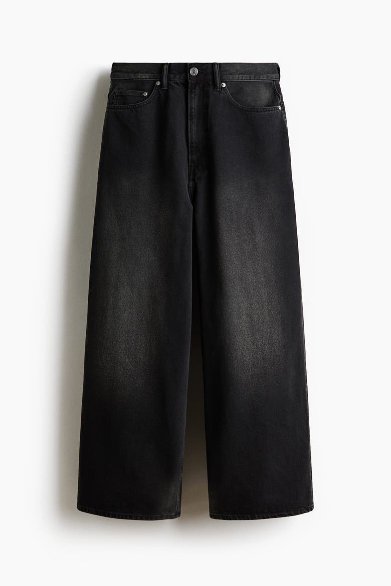 Baggy Jeans, Alternate, color, Denim black