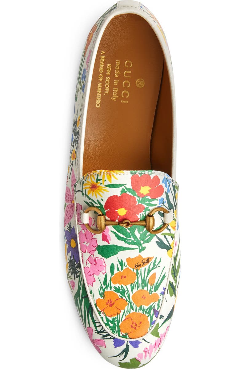 Gucci x Ken Scott Jordaan Floral Print Loafer, Alternate, color,