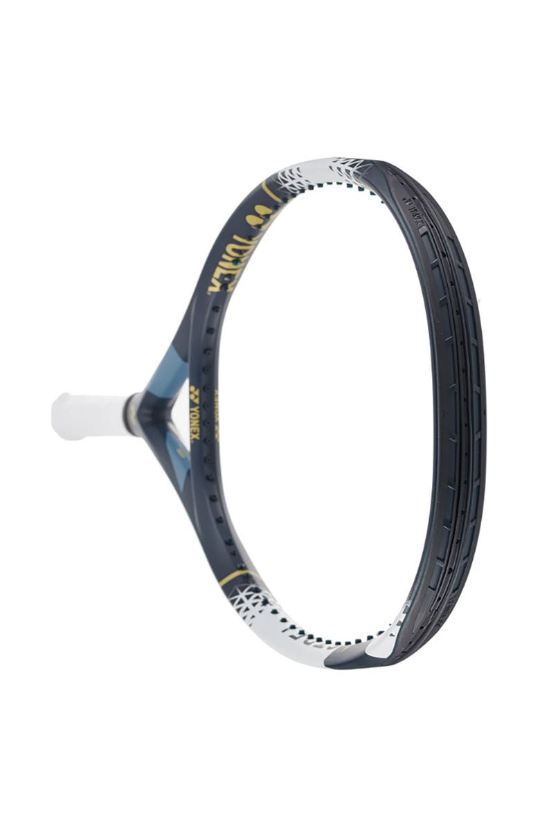 YONEX Astrel 105 Grayish Blue Unstrung Tennis Racquet, Alternate, color, Black/White