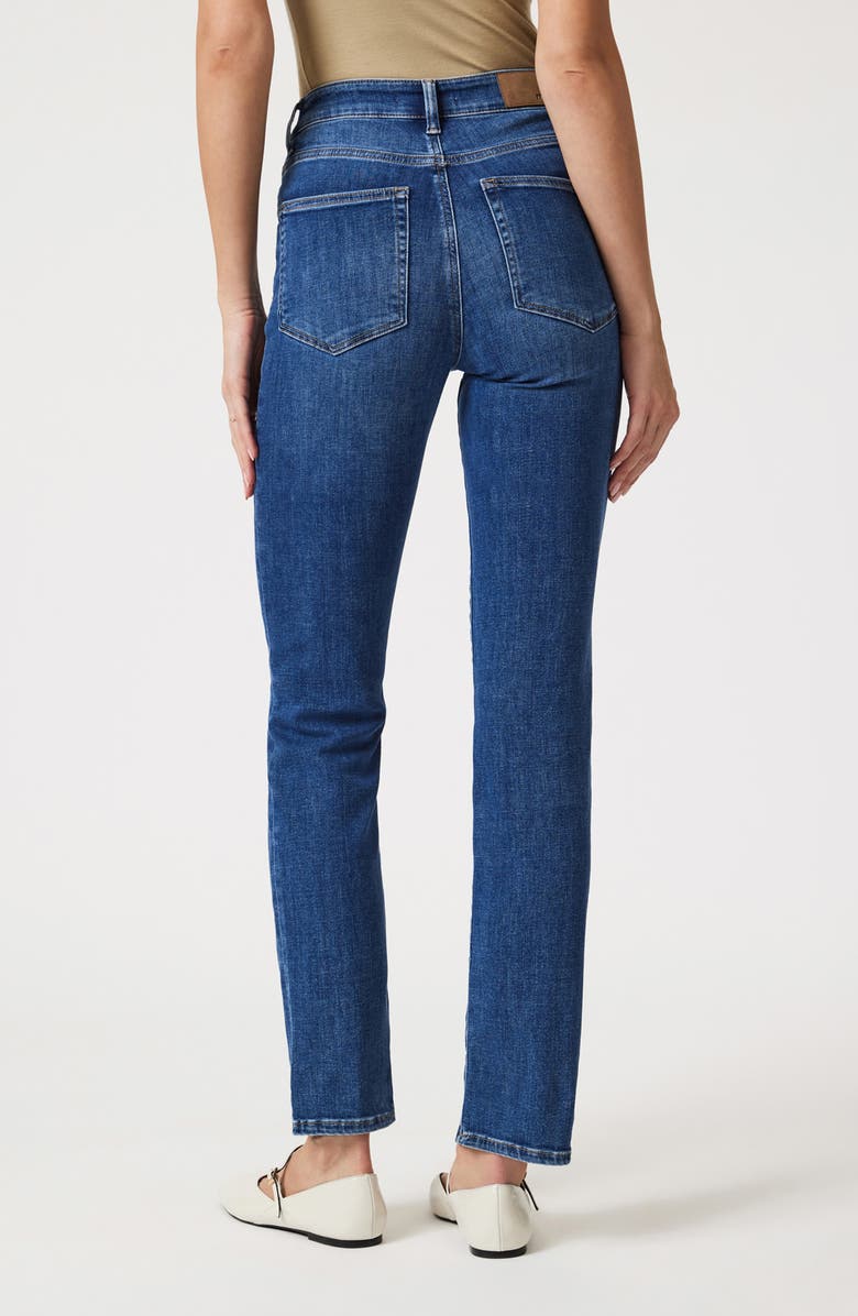 Mavi Jeans Kendra High Waist Straight Leg Jeans, Alternate, color, Dark Brushed Feather Blue