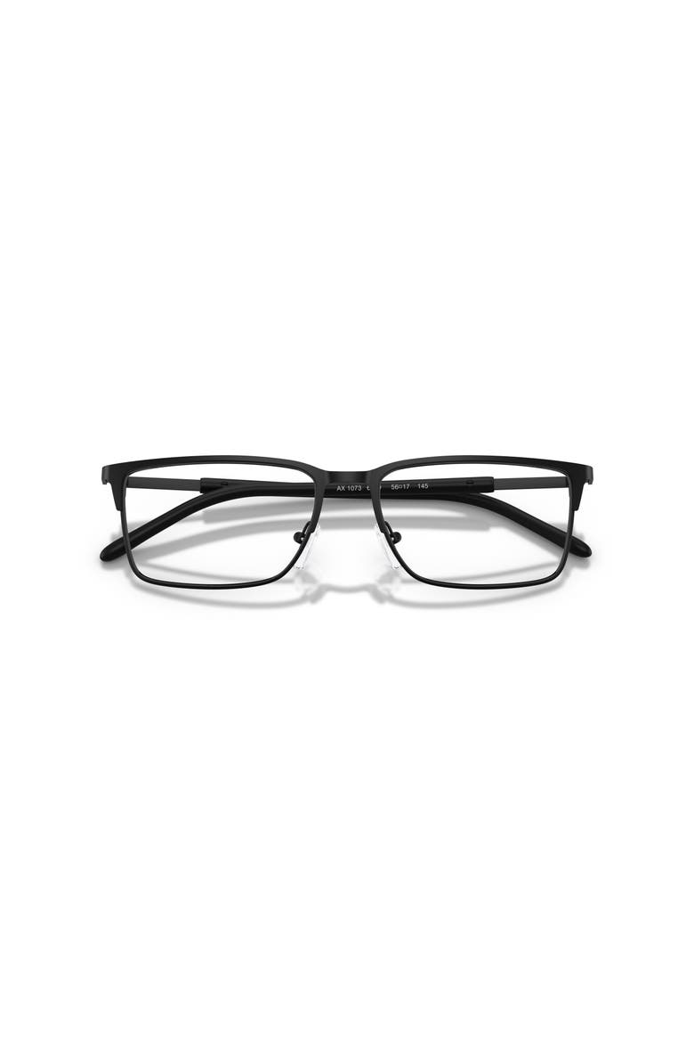56mm Rectangle optical glasses, Alternate, color, Black