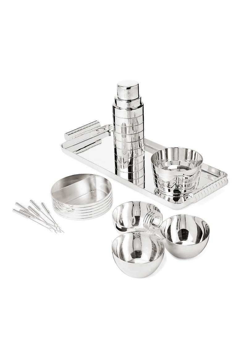 Montgomery Triple Nut Bowl, Alternate, color, SILVER