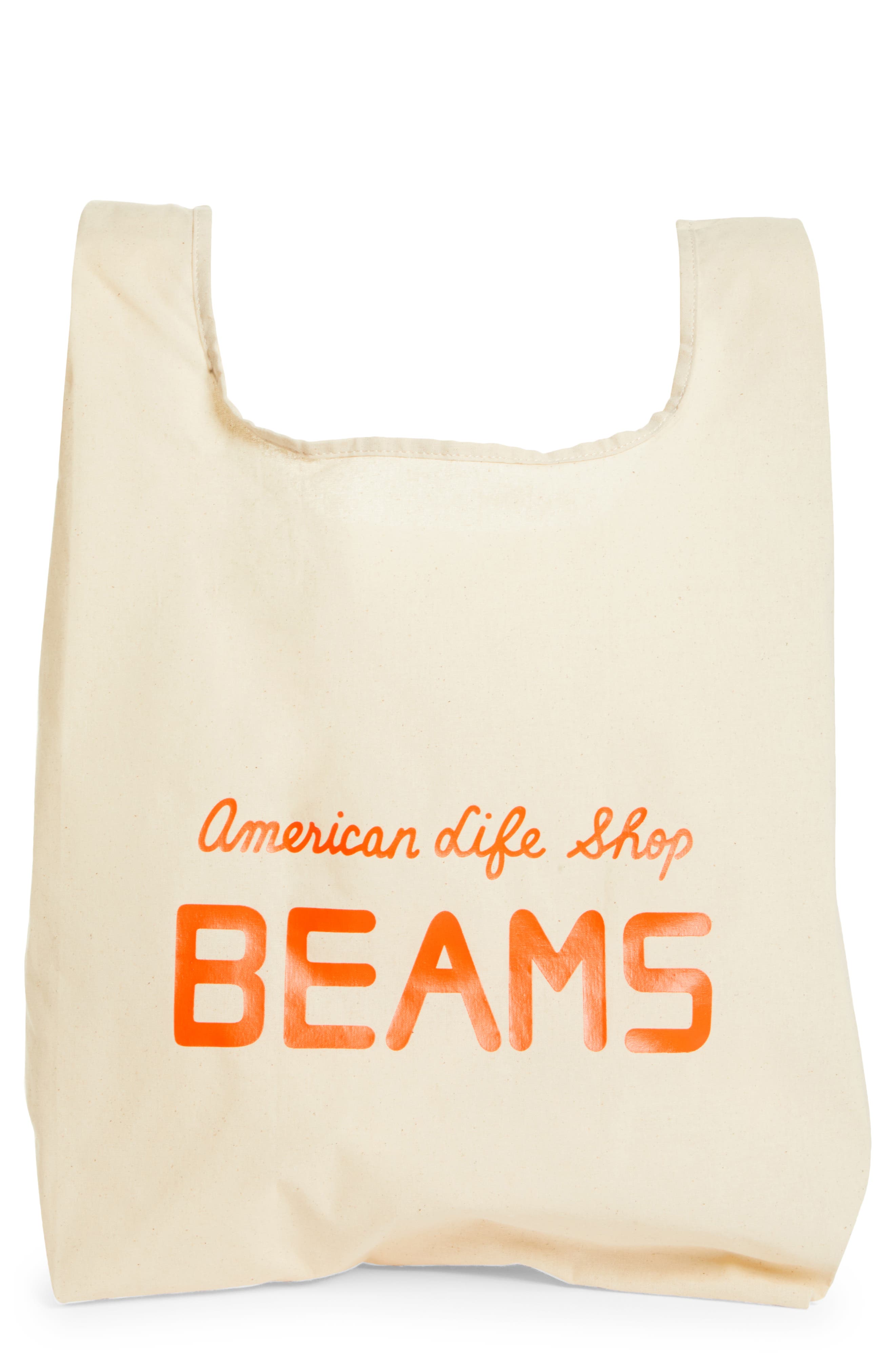 BEAMS Plus Logo Tote, Main, color, 