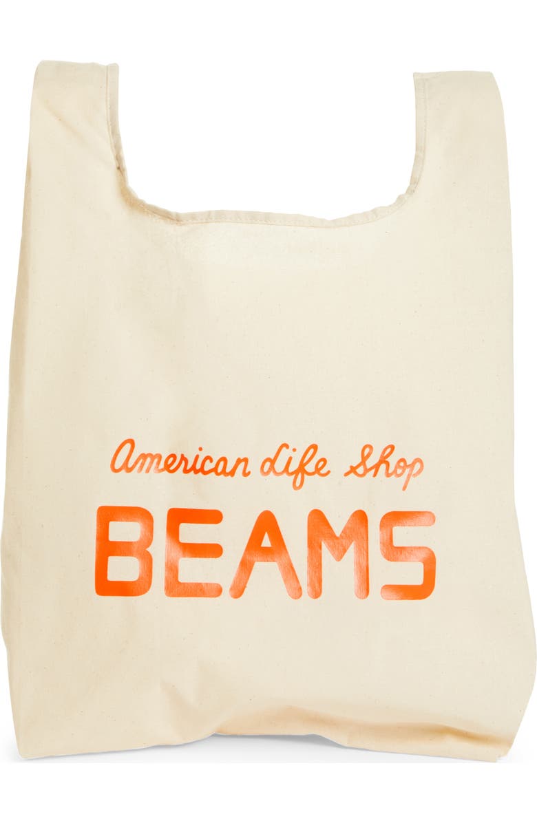 BEAMS Plus Logo Tote, Main, color,