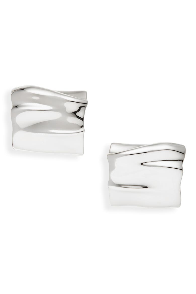 Sundra Stud Earrings, Main, color, HIGH POLISH SILVER