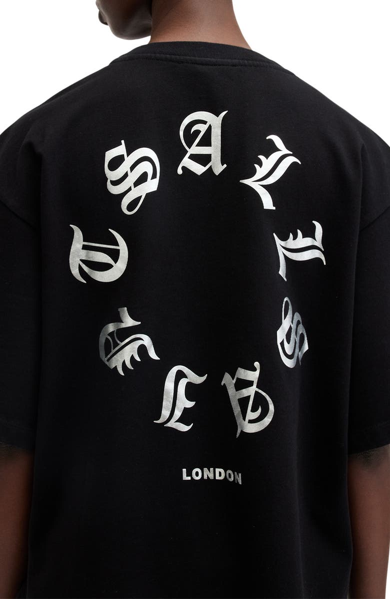 AllSaints Tieroth Amelie Cotton Graphic T-Shirt, Alternate, color, 