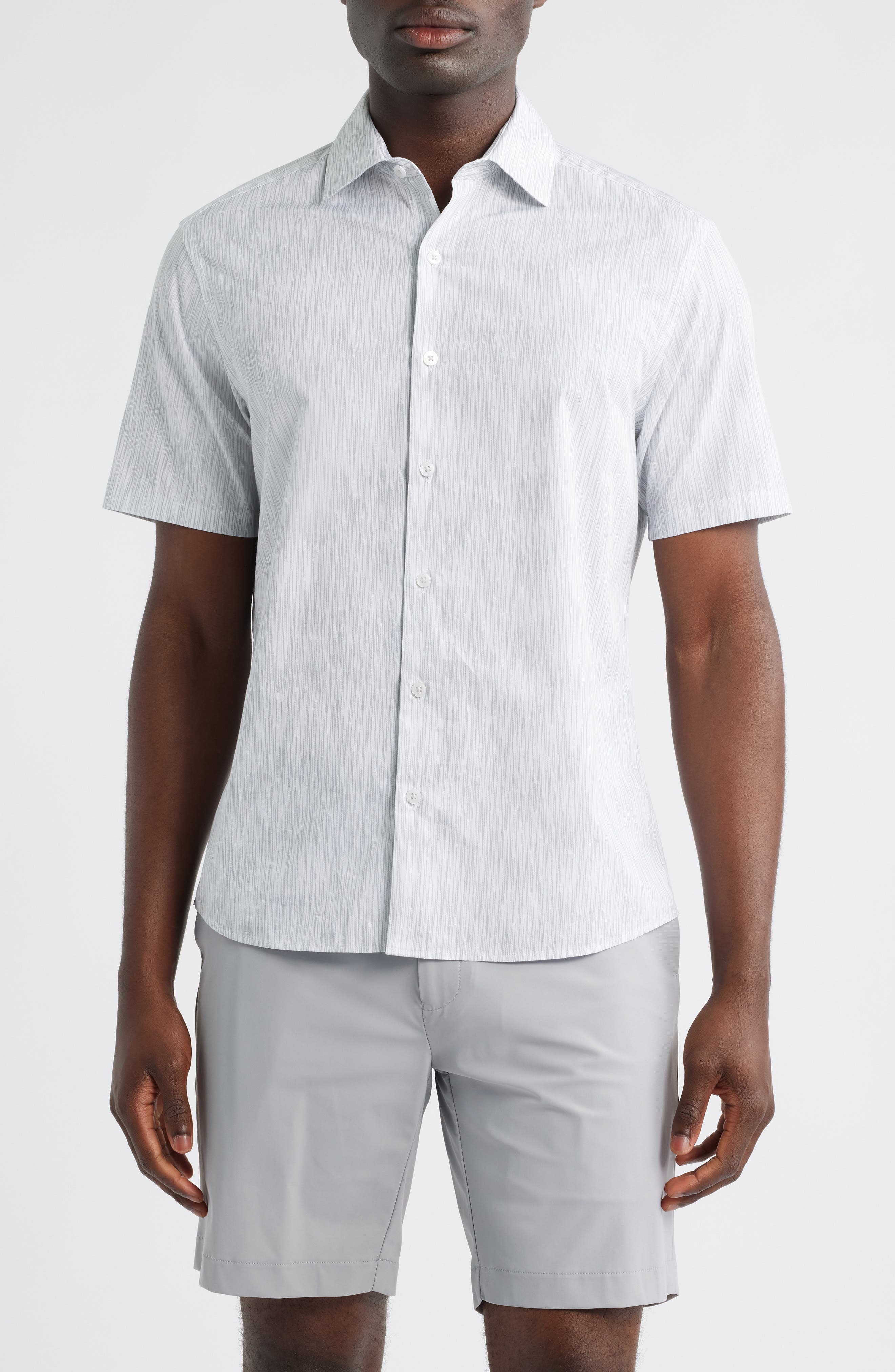 Robert Barakett Pruitt Short Sleeve Button-Up Shirt