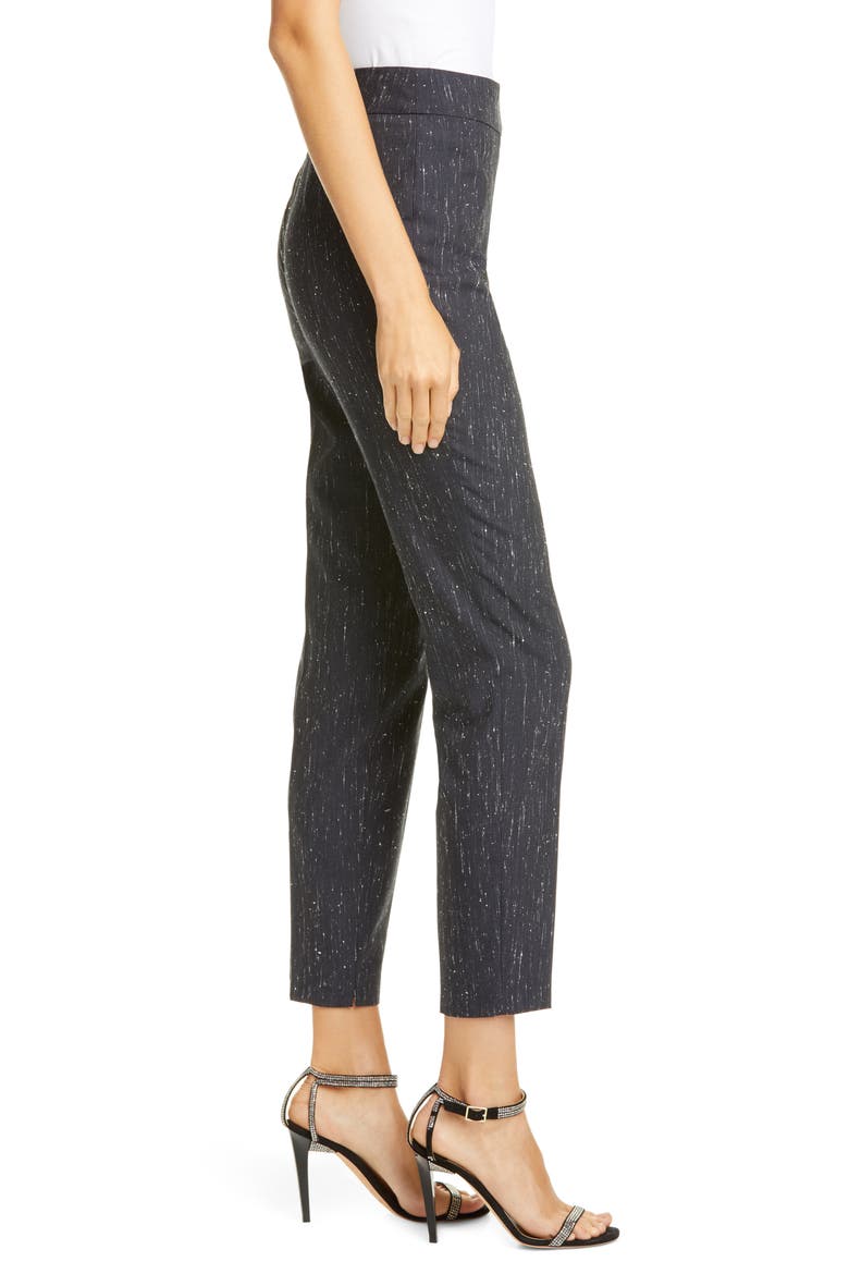 Rain Effect Bouclé Pants, Alternate, color, NAVY