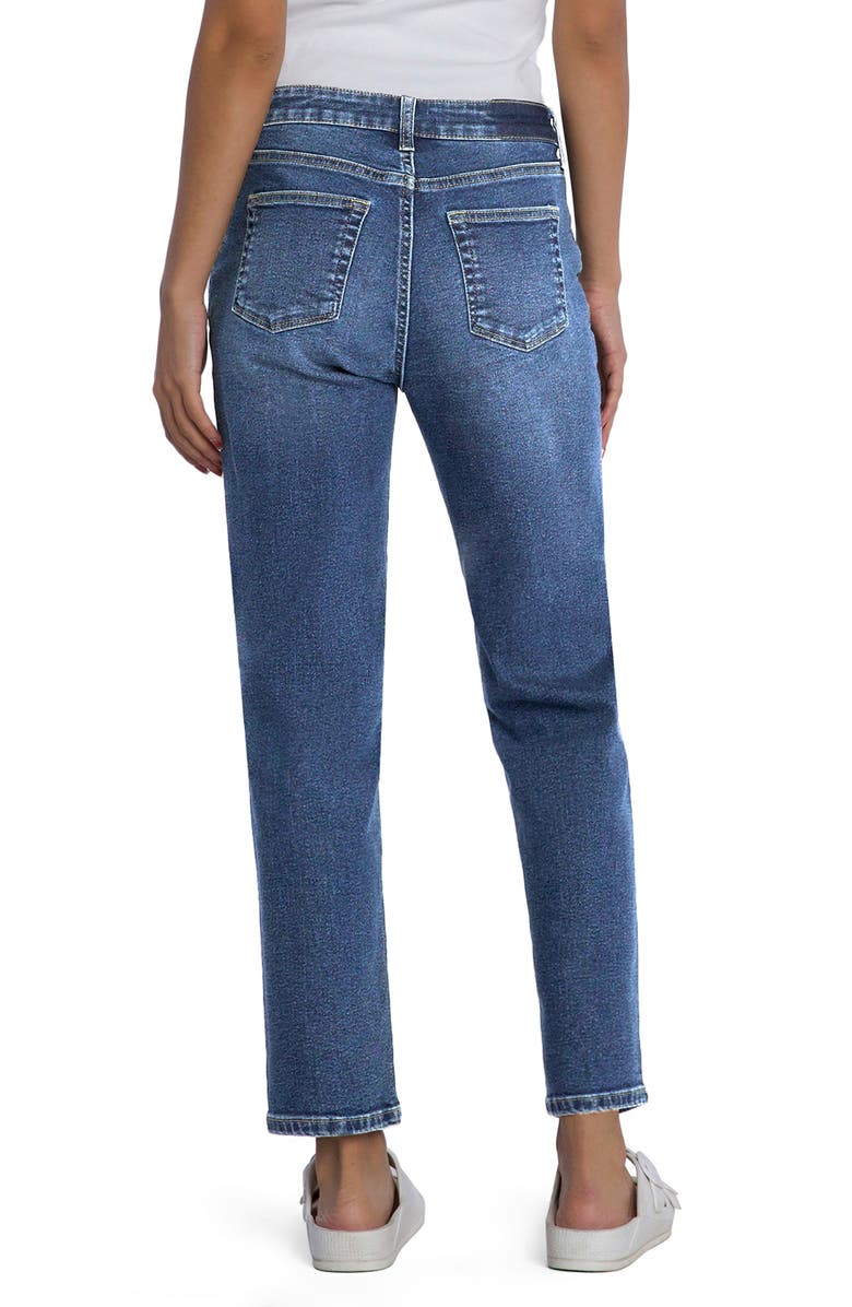 HINT OF BLU Effortless Exposed Button Fly Boyfriend Jeans, Alternate, color, Light Zuma