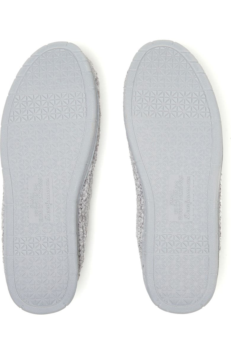 DEARFOAMS Rachel Marled Chenille Closed Back Slipper, Alternate, color, Sleet