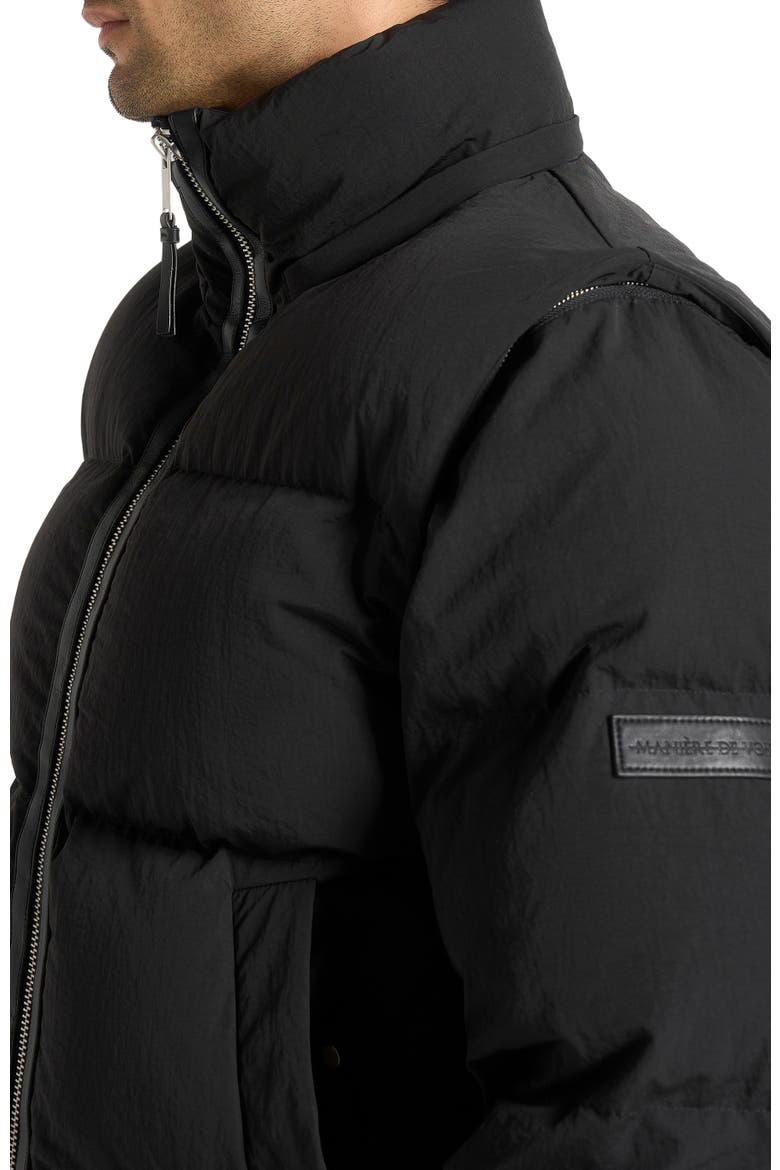 Eric 2-in-1 Puffer Gilet Jacket, Alternate, color, Black