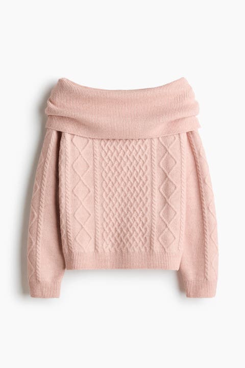 Off-the-shoulder Jumper
