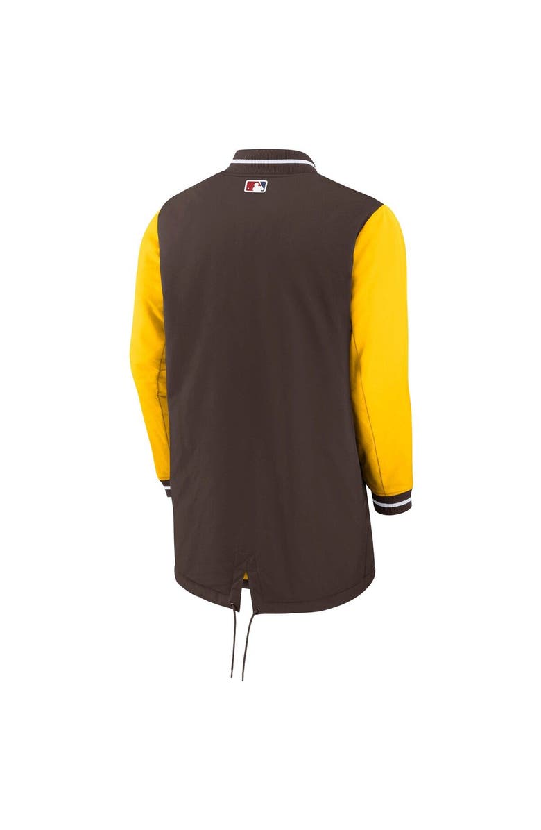 Nike Men's Nike Brown San Diego Padres City Connect Dugout Full-Zip Jacket, Alternate, color, 