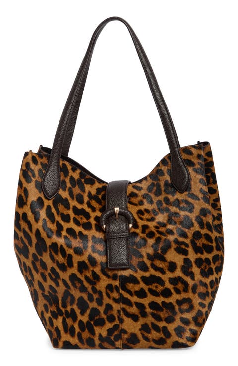 Lucia Leather North/South Tote