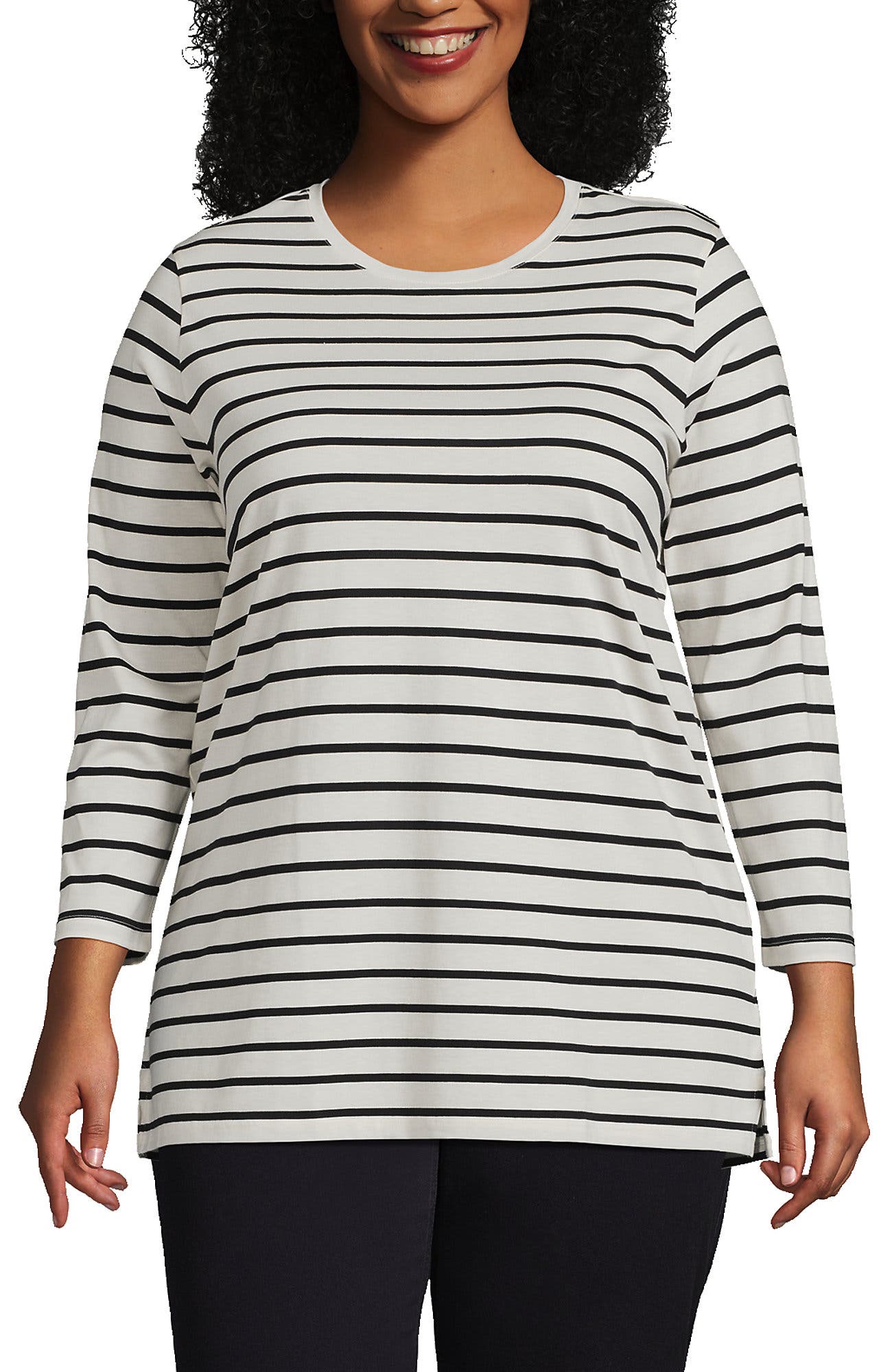 Ivory/Black Breton Stripe
