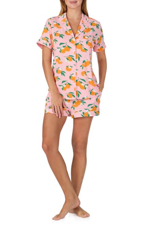 print short pajamas