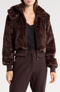 JASON WU Hooded Faux Fur Jacket