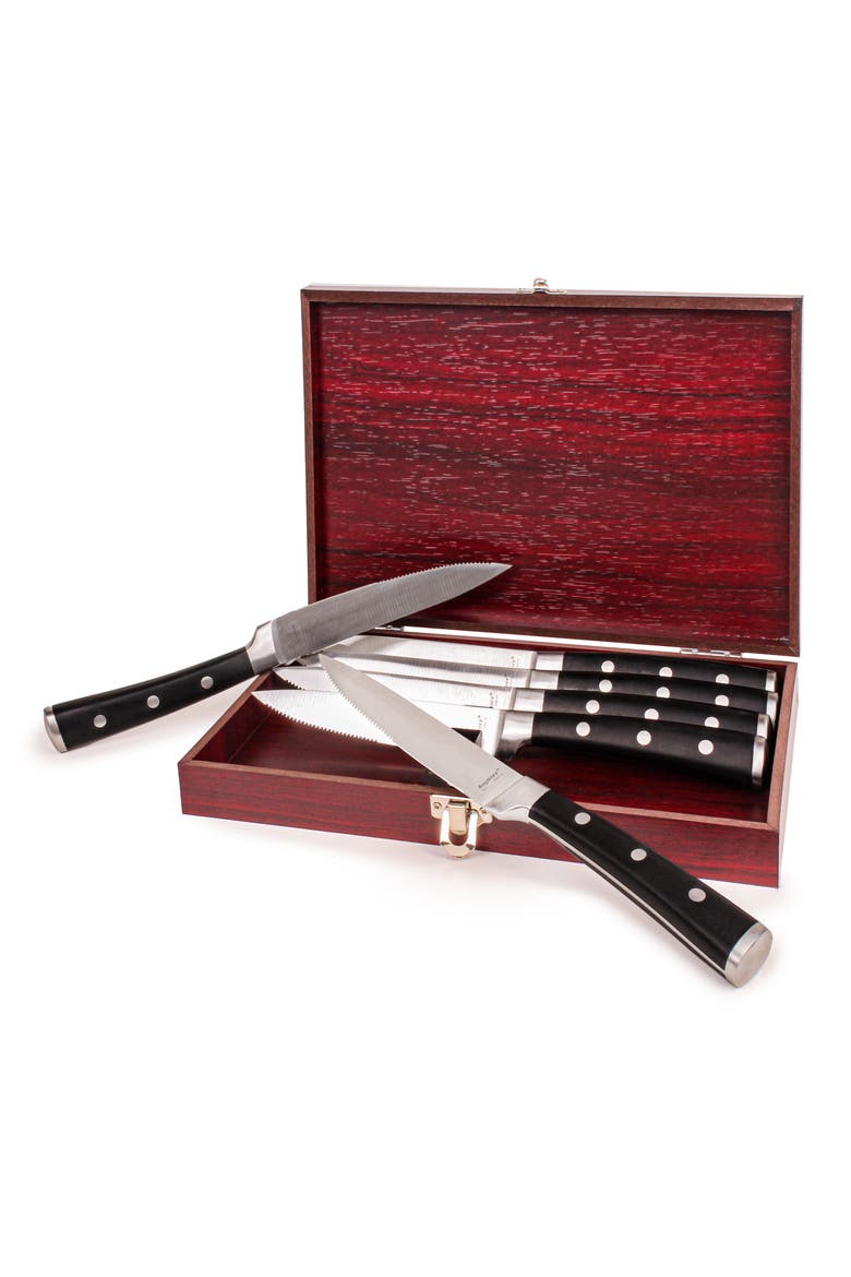 Classico 7-Piece Steak Knife Set, Alternate, color, SILVER