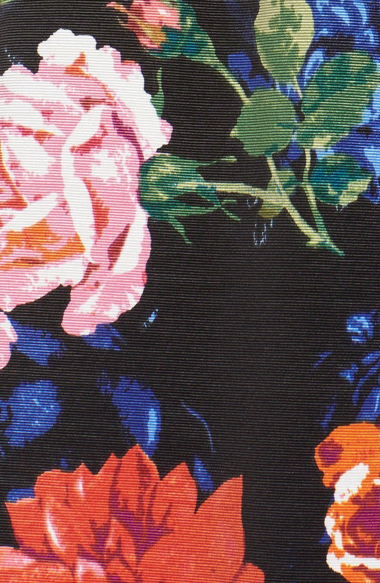 Eliza J Floral Midi Skirt, Alternate, color,