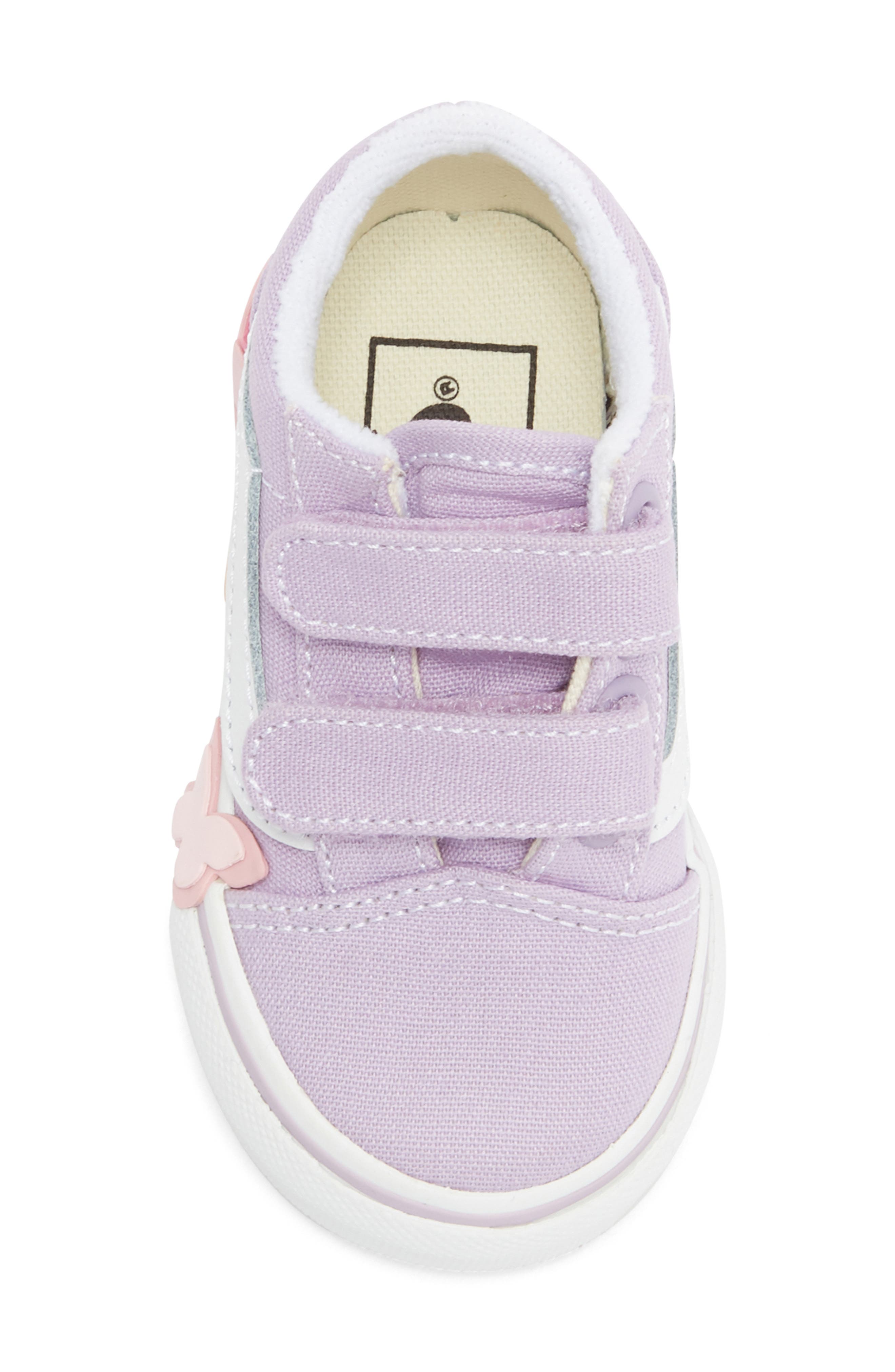 Vans Kids' Old Skool V Sneaker, Alternate, color, Soft Orchid