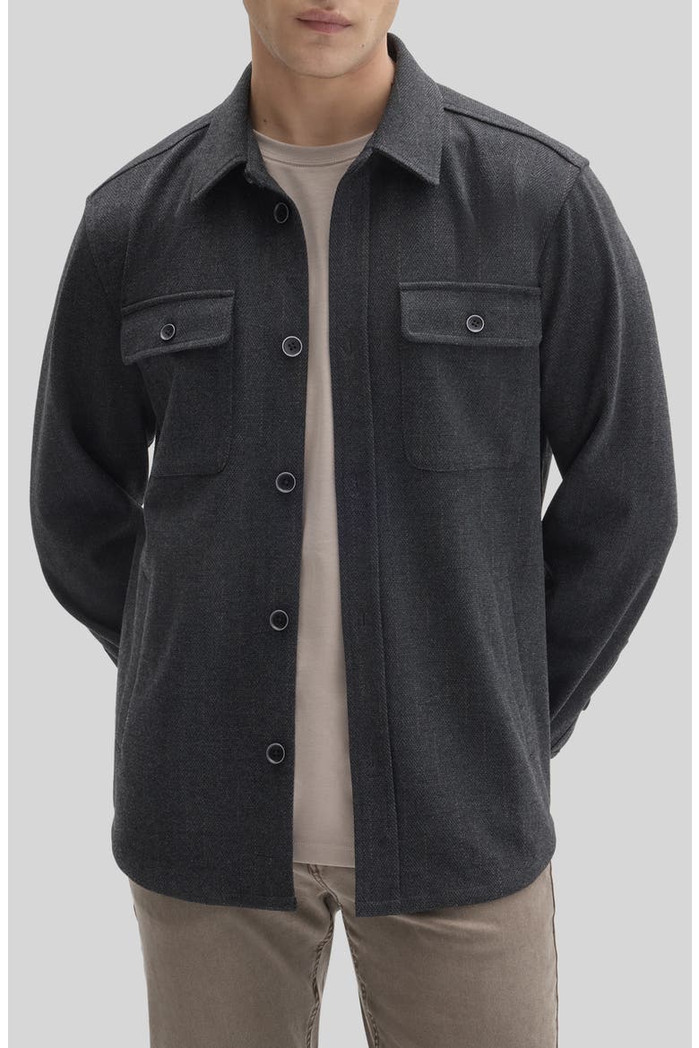 Gibbs Button Front Jacket, Alternate, color, GRAPHITE