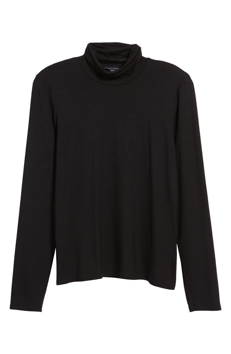 Eileen Fisher Scrunch Neck Top, Alternate, color, 