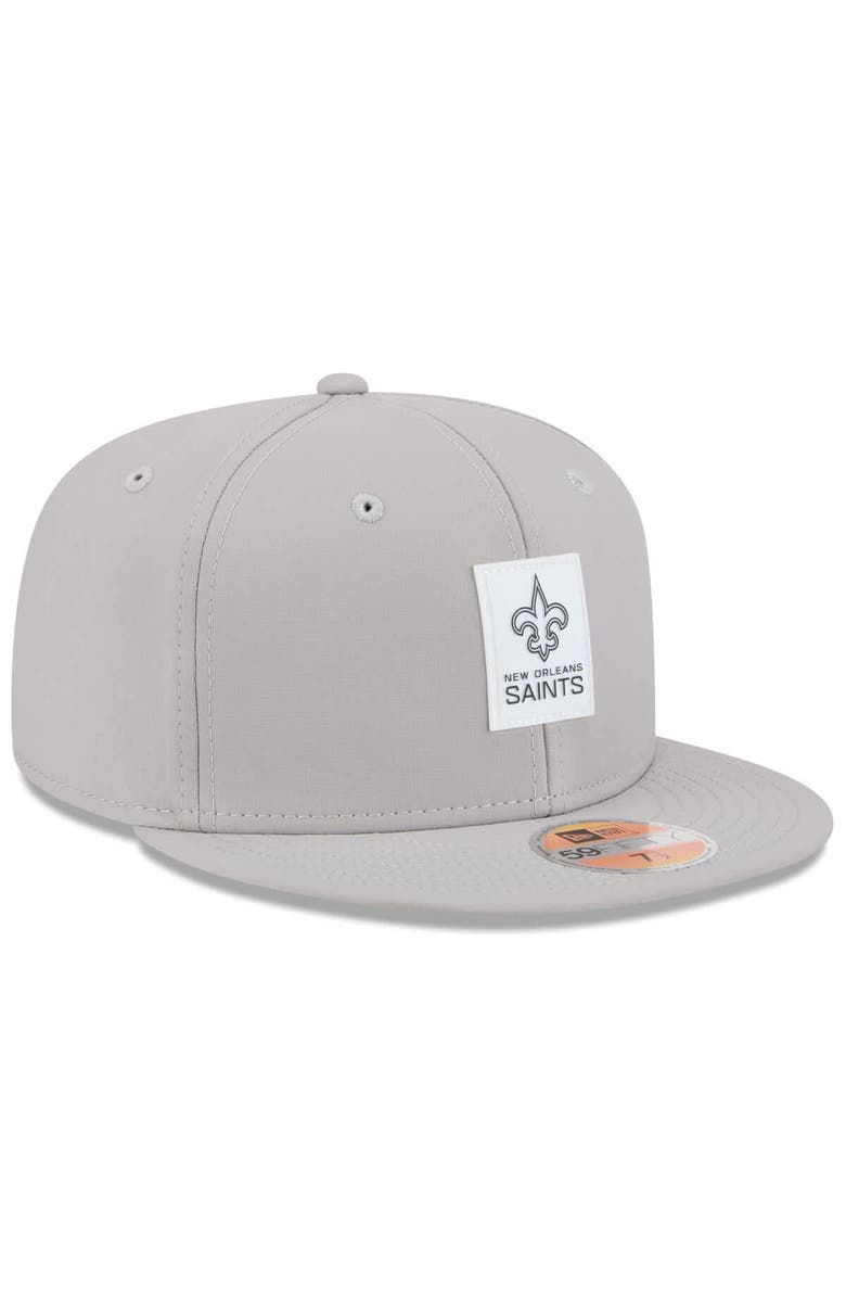 New Era Men's New Era Gray New Orleans Saints 2025 Sideline 59FIFTY Fitted Hat, Alternate, color, Gray