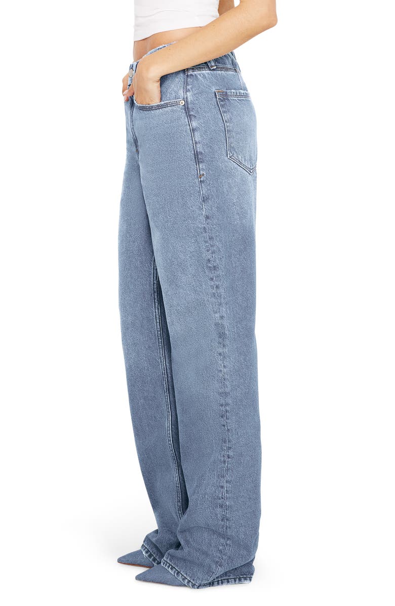 Good American Good 90s Straight Leg Jeans, Alternate, color, Indigo599