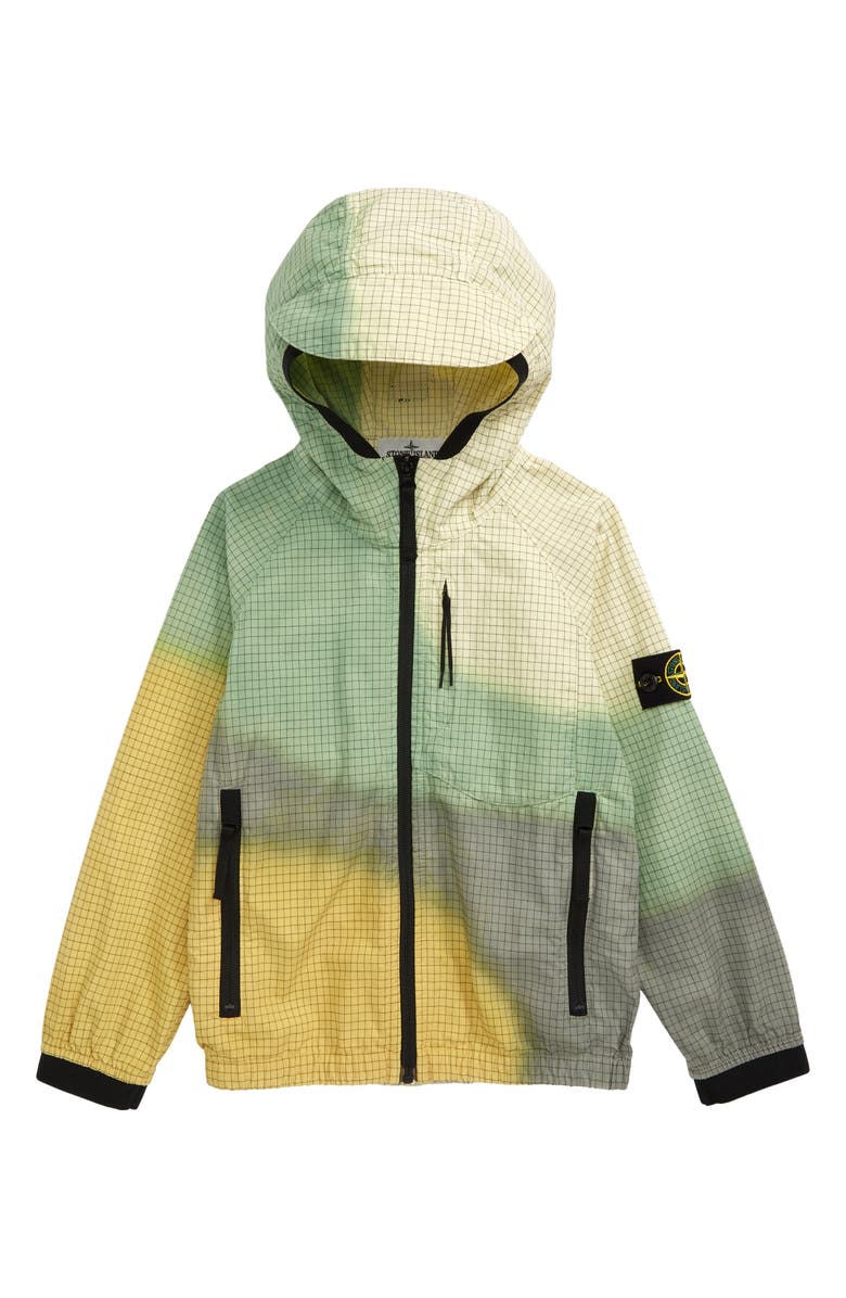 Stone Island Kids' Airbrush Ripstop Hooded Jacket, Main, color, 