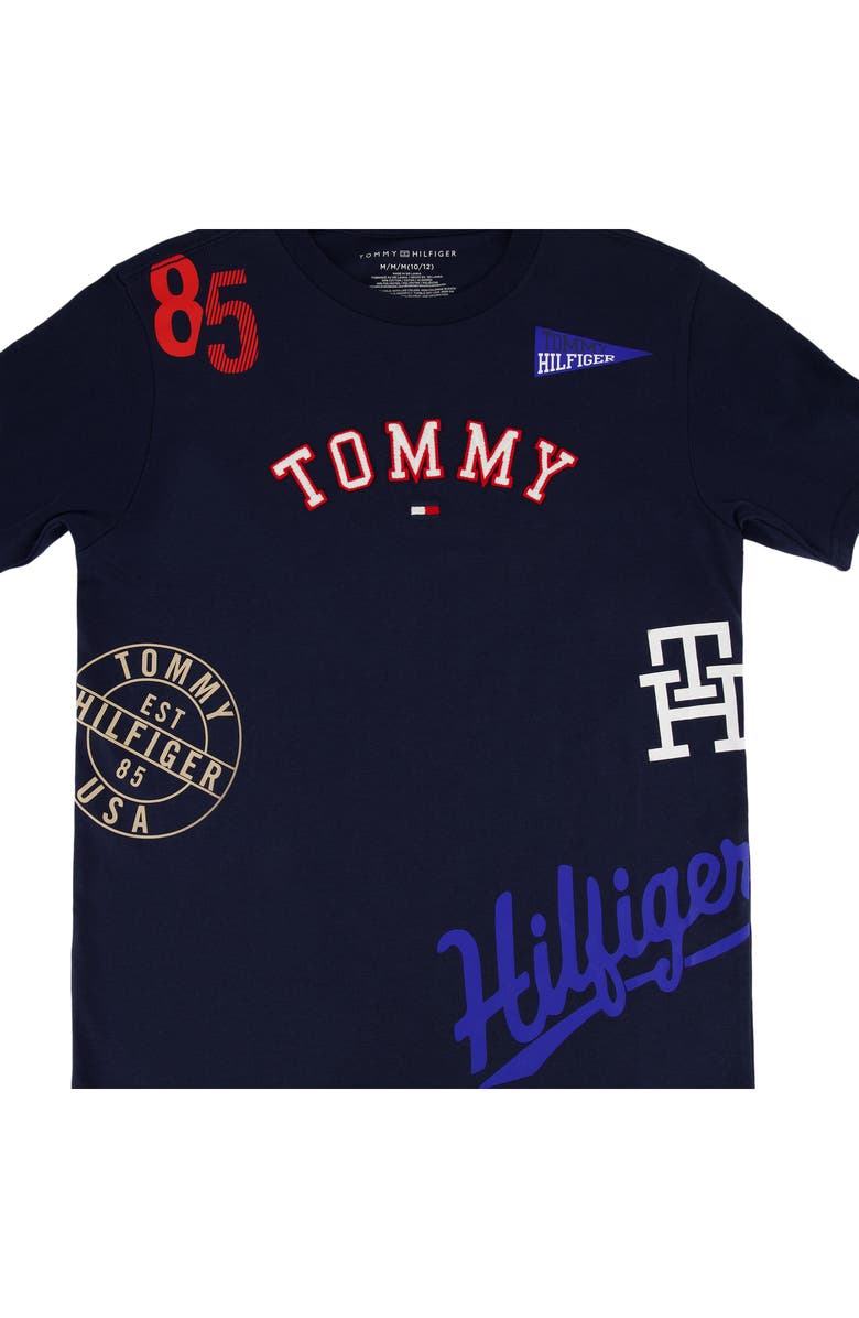 Tommy Hilfiger Kids' Arch Panel Graphic T-Shirt, Alternate, color, Navy Blazer