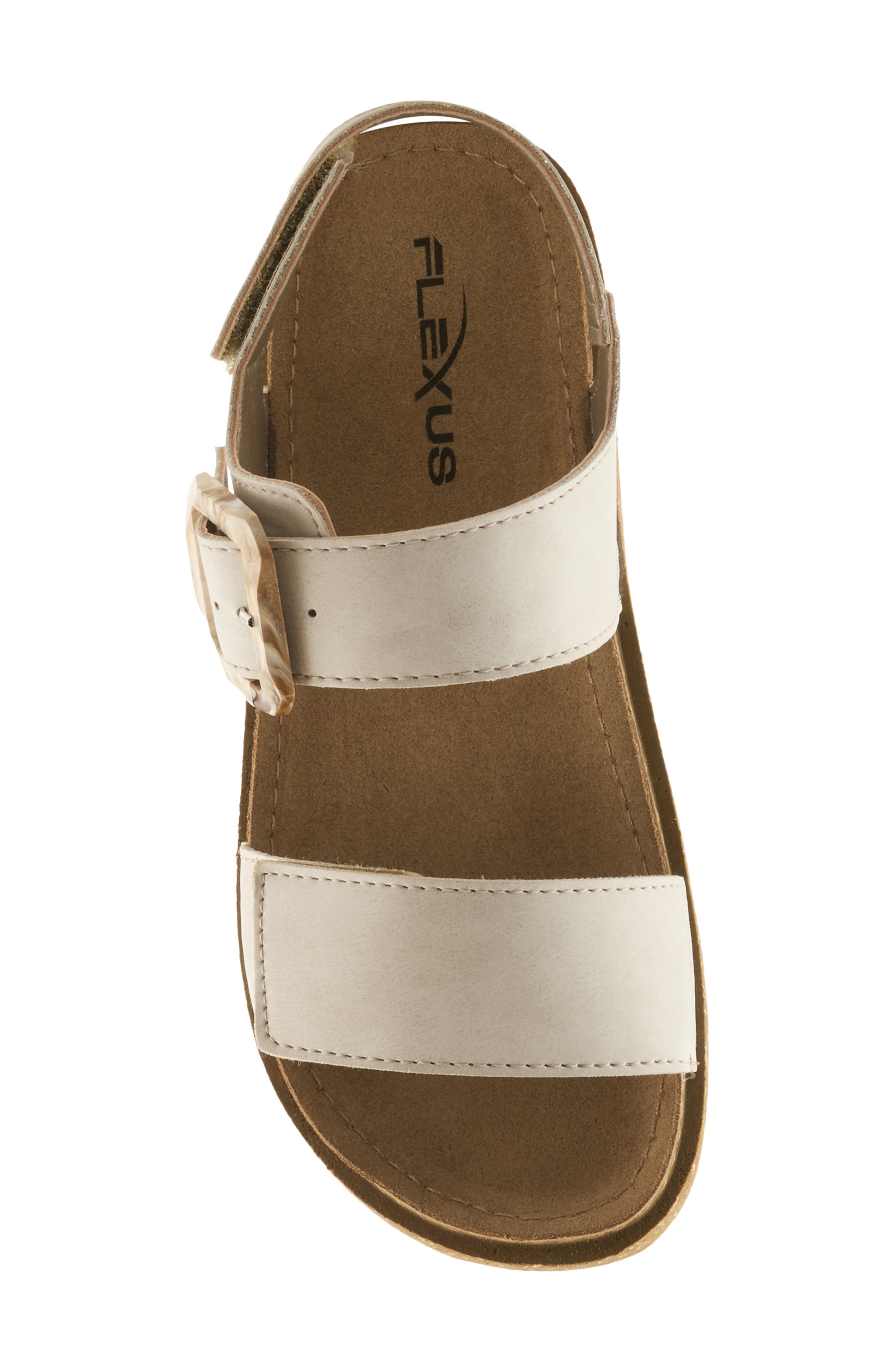 Bravies Ankle Strap Sandal, Alternate, color, BONE