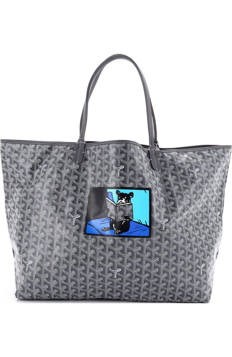 Pre-Owned Goyard Saint Louis Tote Printed Coated Canvas GM, Main, color,