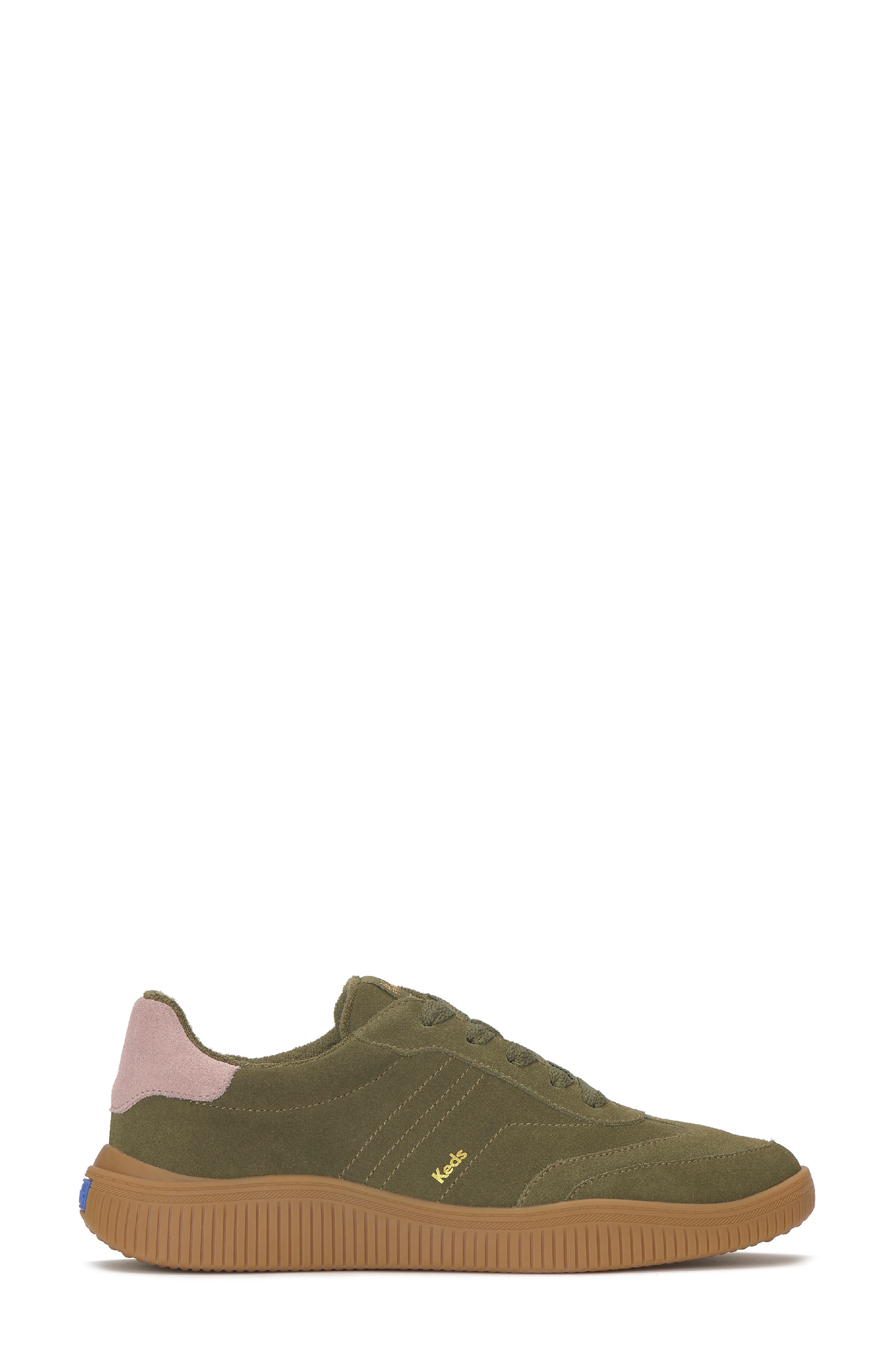 Keds<sup>®</sup> Contest Sneaker, Alternate, color, Olive/ Pink