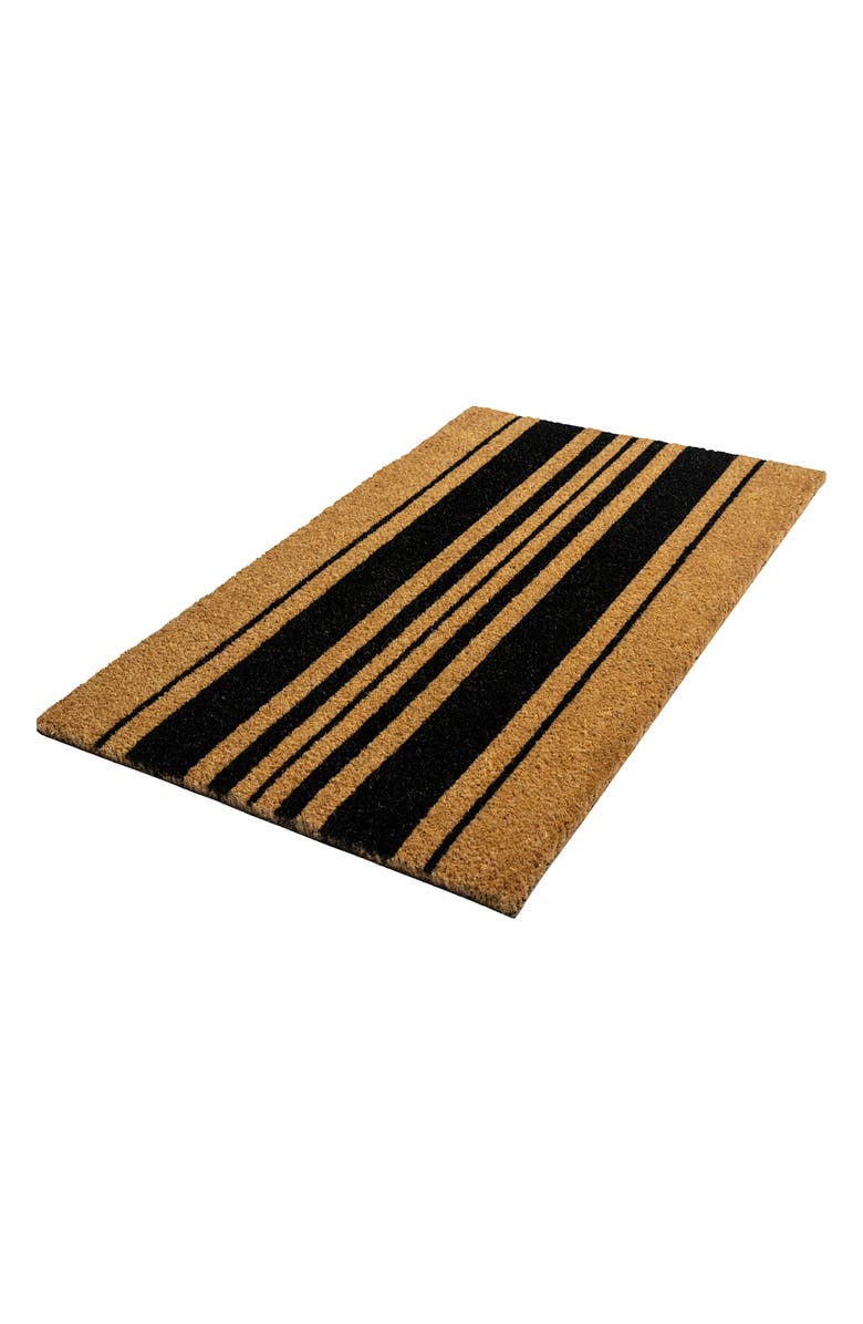 ENTRYWAYS Bold Stripes Doormat, Alternate, color, Natural Coir / Black