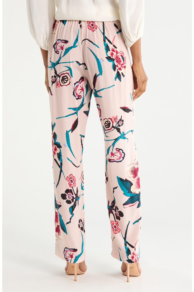 Diane Wide Leg Silk Pants, Alternate, color, DANCING ROSE BARE