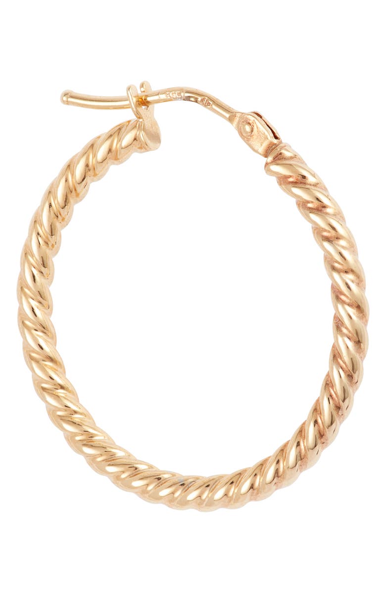 Bony Levy 14K Gold Texture Swirl Hoop Earrings, Alternate, color,