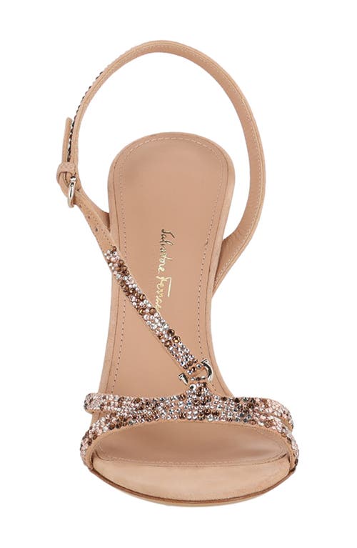 Ferragamo Gancini 105mm Crystal-embellished Sandals